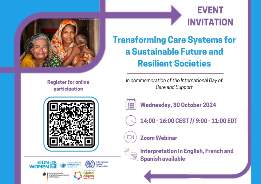 Transforming Care Systems for a Sustainable Future and Resilient societies