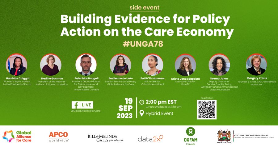 Building evidence for policy action on the care economy