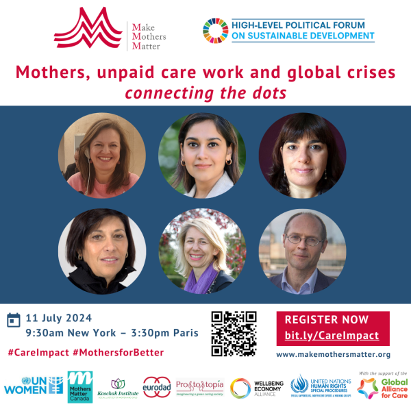 Mothers, unpaid care work and global crises: connecting the dots!