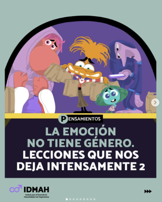 La emoción no tiene género: Lecciones que nos deja Intensamente 2