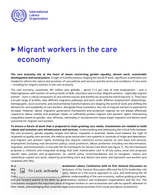 The Brief: Migrant workers in the care economy