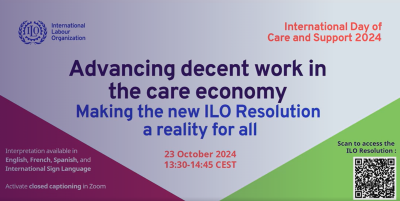 Webinar: Advancing decent work in the care economy: Making the new ILO resolution a reality for all!