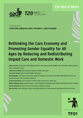 Rethinking the Care Economy and Promoting Gender Equality for All Ages by Reducing and Redistributing Unpaid Care and Domestic Work