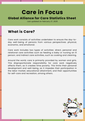 Care in Focus. GAC statistics sheet.