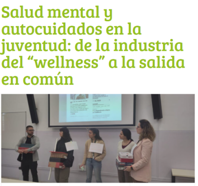 Salud mental y autocuidados en la juventud: de la industria del “wellness” a la salida en común