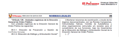 Decreto Supremo N° 001-2026-MIMP — Reglamento de la Ley 29973 sobre el sistema de asistente personal (Perú)