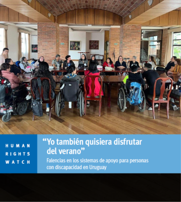 «Yo también quisiera disfrutar del verano»: Falencias en los sistemas de apoyo para personas con discapacidad en Uruguay