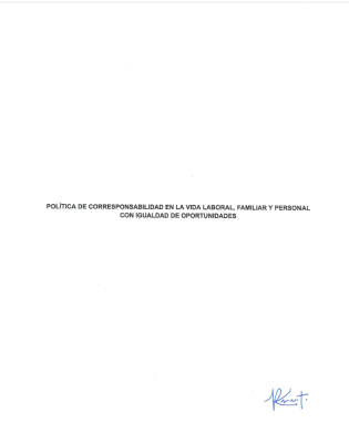 Política de corresponsabilidad en la vida laboral, familiar y personal con igualdad de oportunidades de la Conferencia Interamericana de Seguridad Social