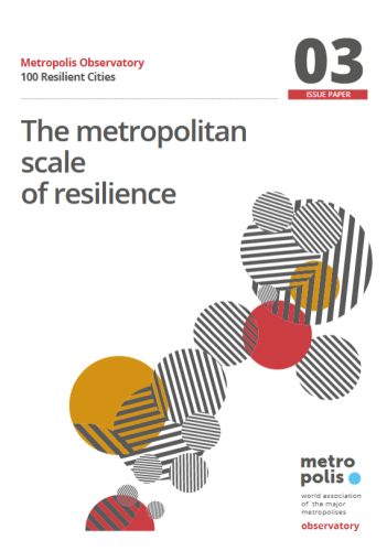 The metropolitan scale of resilience