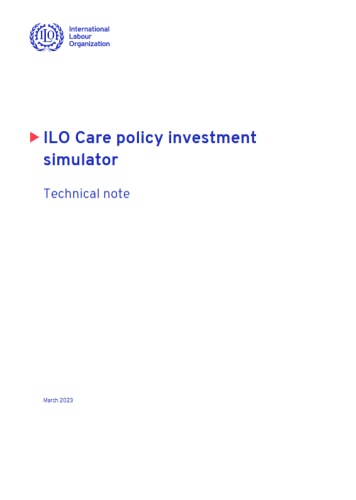 ILO Care policy investment simulator