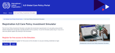 ILO Care Policy Investment Simulator