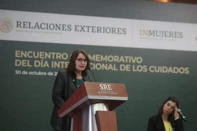 SRE, Inmujeres, ONU Mujeres México y la Alianza Global por los Cuidados conmemoran Primer Día Internacional de los Cuidados y el Apoyo en fotos