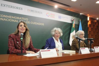 SRE, Inmujeres, ONU Mujeres México y la Alianza Global por los Cuidados conmemoran Primer Día Internacional de los Cuidados y el Apoyo en fotos