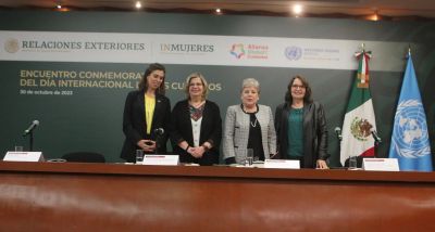 SRE, Inmujeres, ONU Mujeres México y la Alianza Global por los Cuidados conmemoran Primer Día Internacional de los Cuidados y el Apoyo en fotos