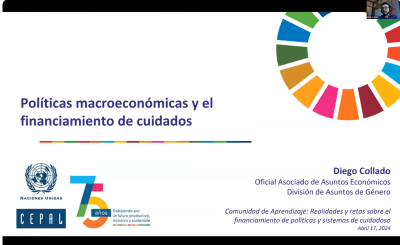 Comunidad de Aprendizaje 2024/ Sesión 2: Políticas macroeconómicas y el financiamiento de cuidados. (Español)
